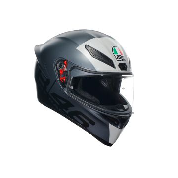 AGV K1 S E2206 LIMIT 46 Capacete de rosto inteiro cinzento