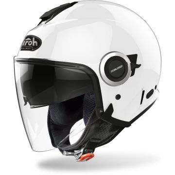 Airoh Helios Color jet helmet white gloss