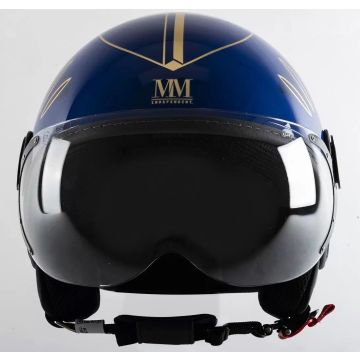 MM Independent jet helmet Calcio Storico Azzurro